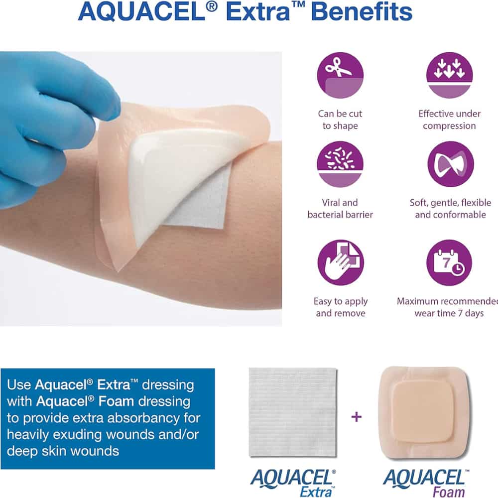 ConvaTec Aquacel AG Extra Hydrofiber Dressing