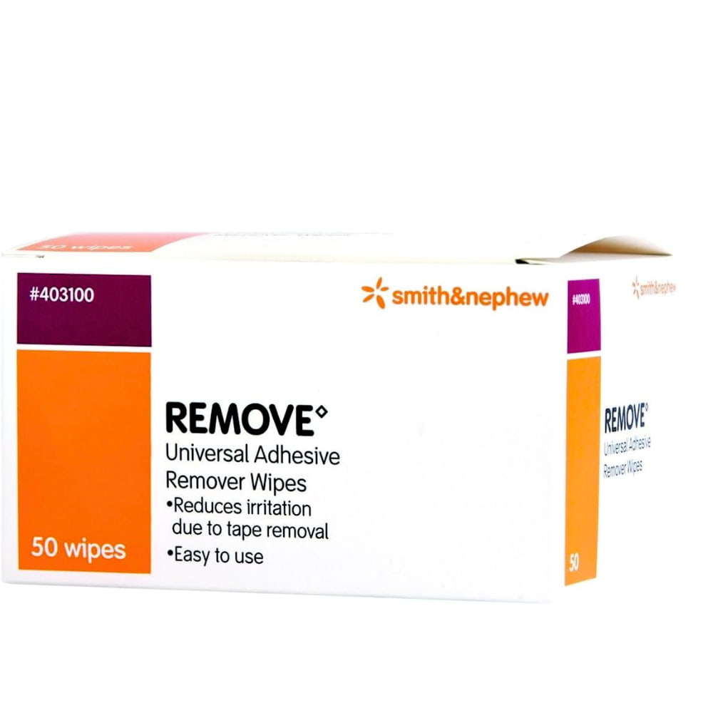 4 Pack Smith and Nephew Remove Adhesive Remover Wipes