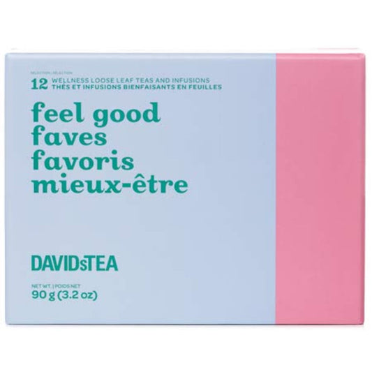 DAVIDsTEA Tea Sampler - Feel Good Faves - 12 pack