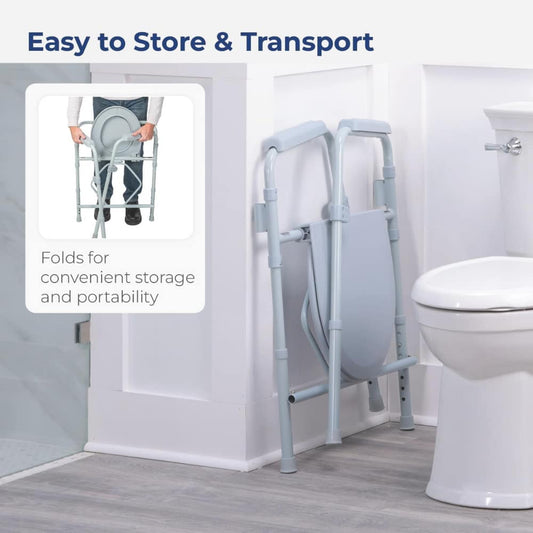 Drive Folding Steel Commode