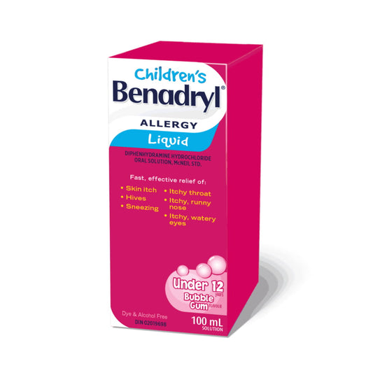 Children's Liquid Allergy Medicine, Bubblegum
