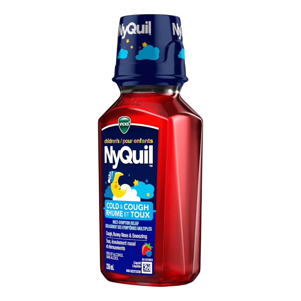 Children's NyQuil Cold & Cough Multi-Symptom Relief Syrup, Berry, 236 ml