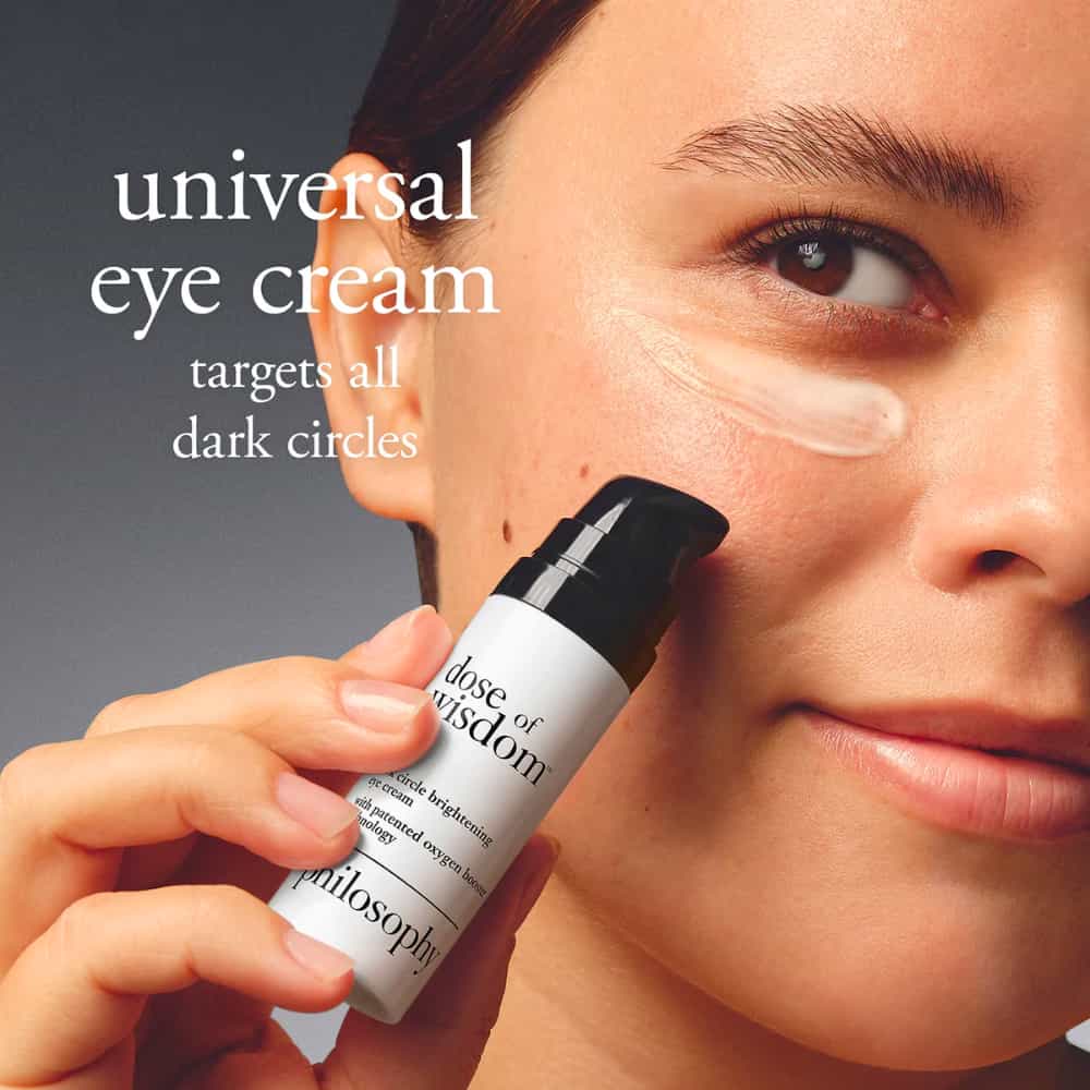 Dose of Wisdom Dark Circle Brightening Eye Cream with Vitamin C and Hyaluronic Acid