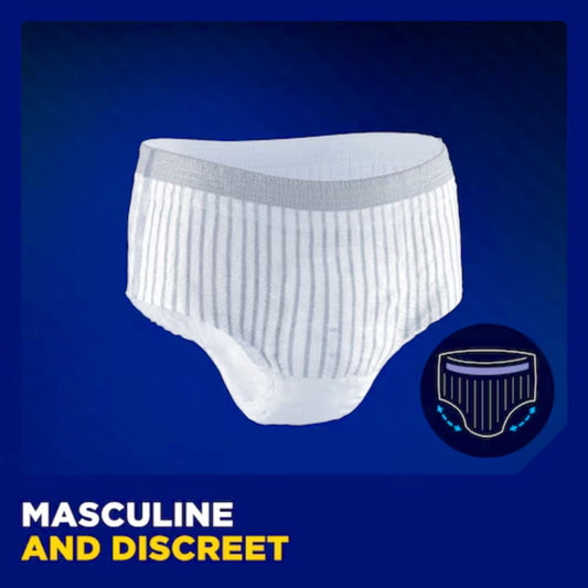 Men Protective Incontinence Underwear, Large/XLarge