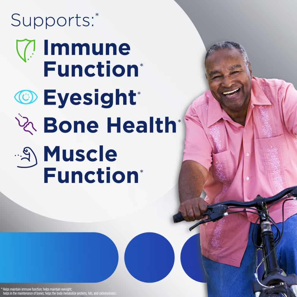 Centrum Select Essentials Adults 50+ Multivitamin and Multimineral Supplement Tablets, 100 Count