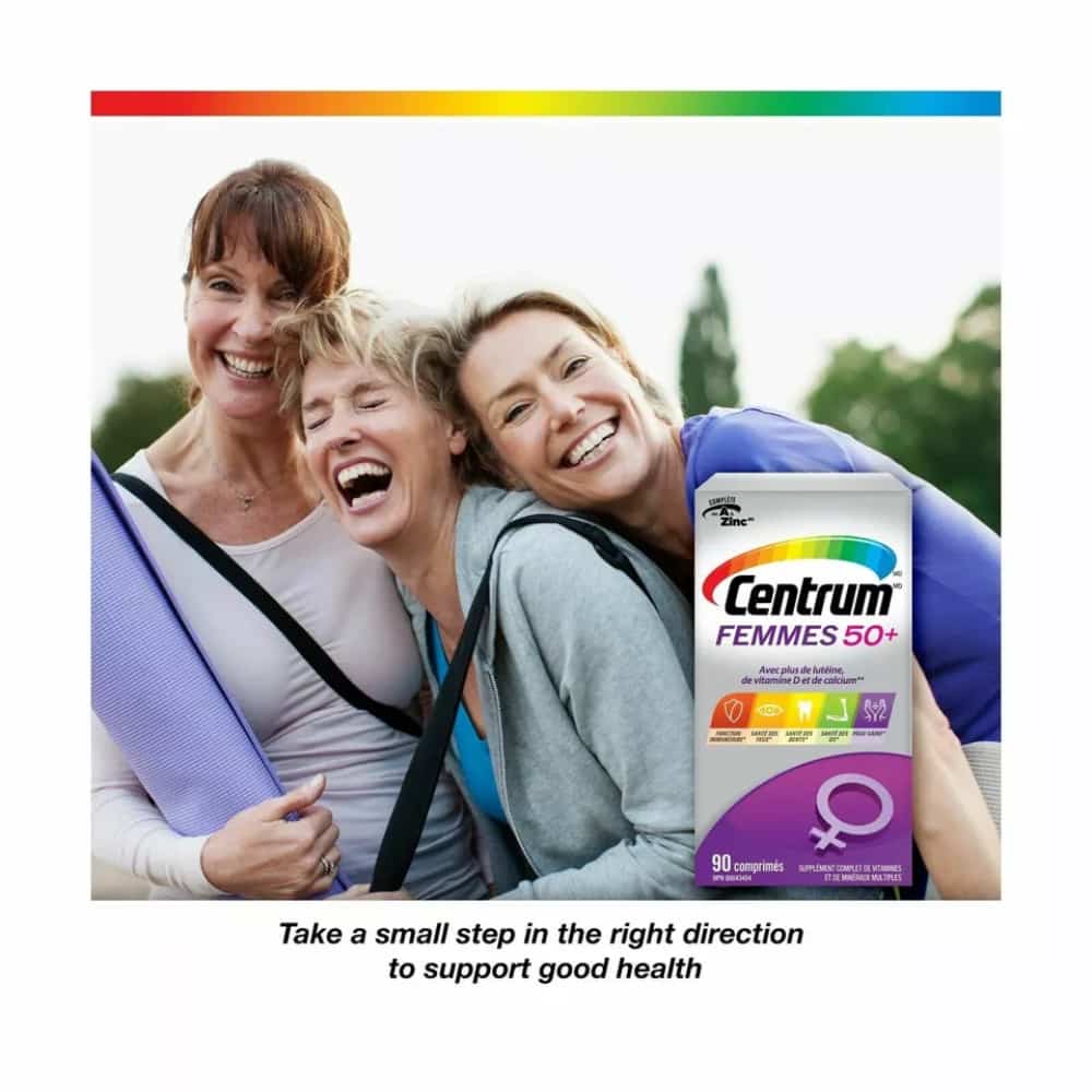 Centrum Women 50+ Multivitamin and Multimineral Supplement Tablets, 90 Count