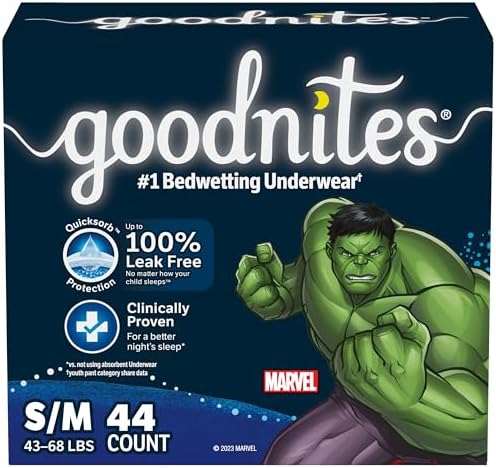 Huggies Goodnites, Boys Small/Medium (38-65 lbs)