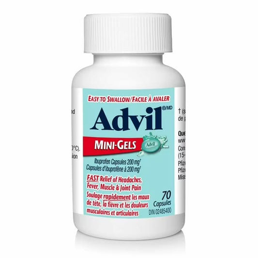 Advil Mini-Gels Ibuprofen Capsules - 70s