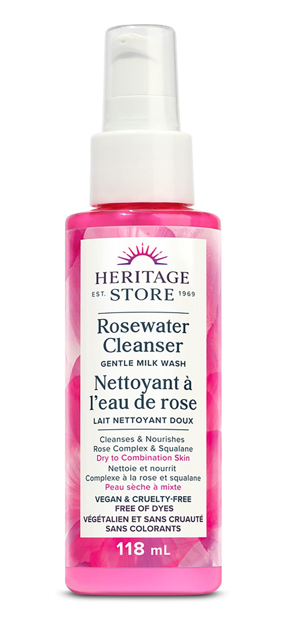 Heritage Store: Rosewater Cleanser Gentle Milk Wash