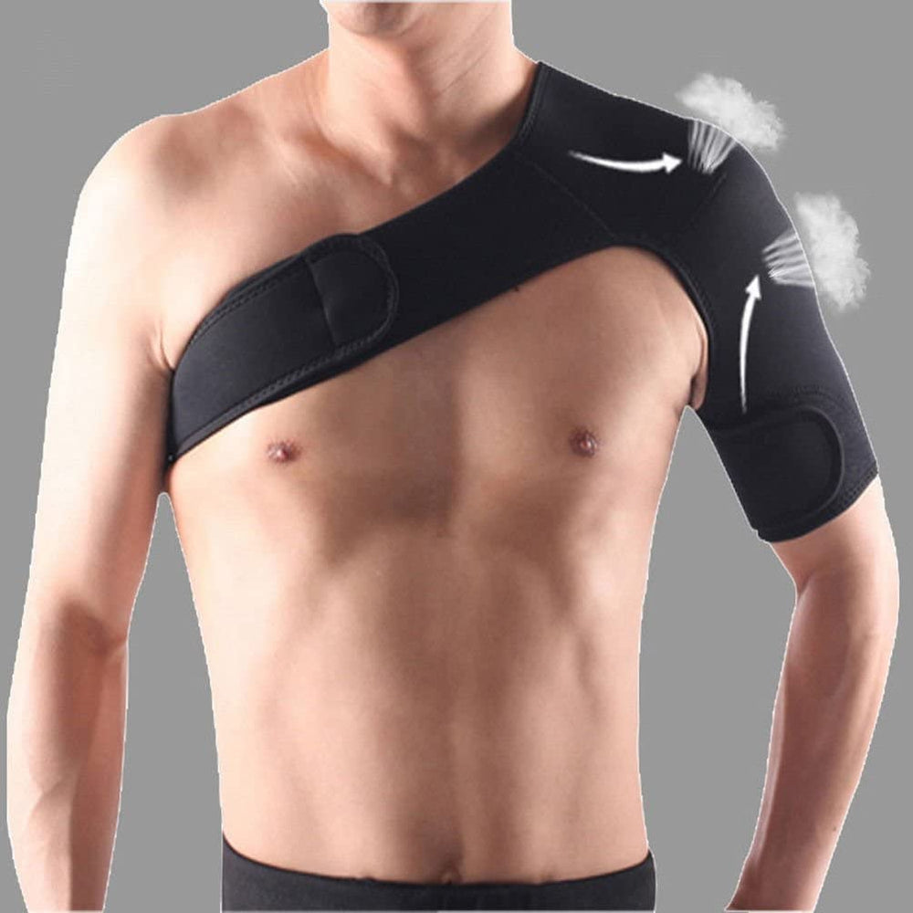 Ea/1 Actipatch Shoulder Wrap Support, Black, Large