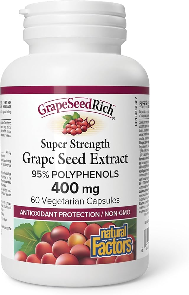 Natural Factors: Grape Seed Extract 400MG