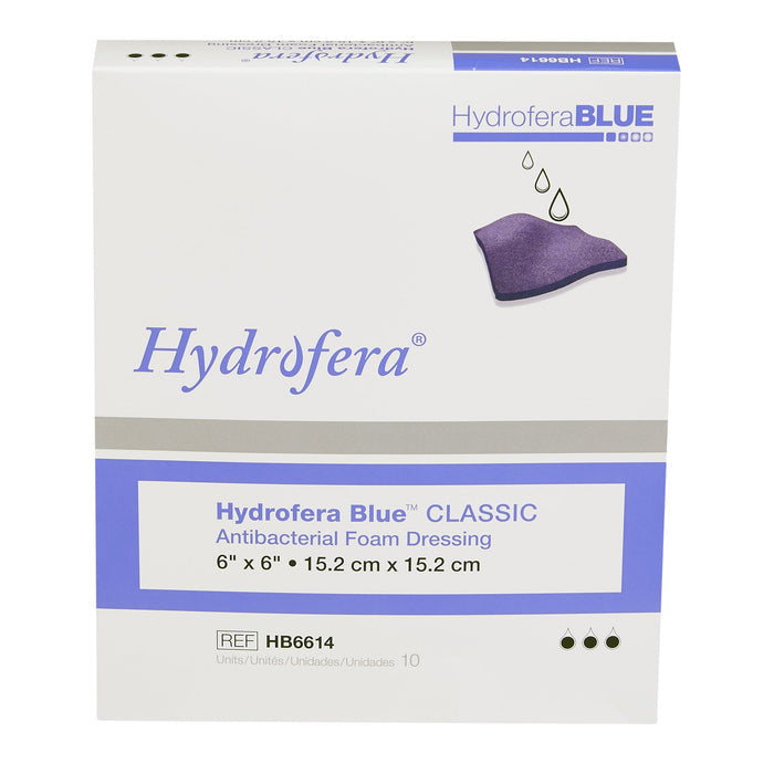 Hydrofera Blue® Classic Antibacterial Dressing, 6" x 6"