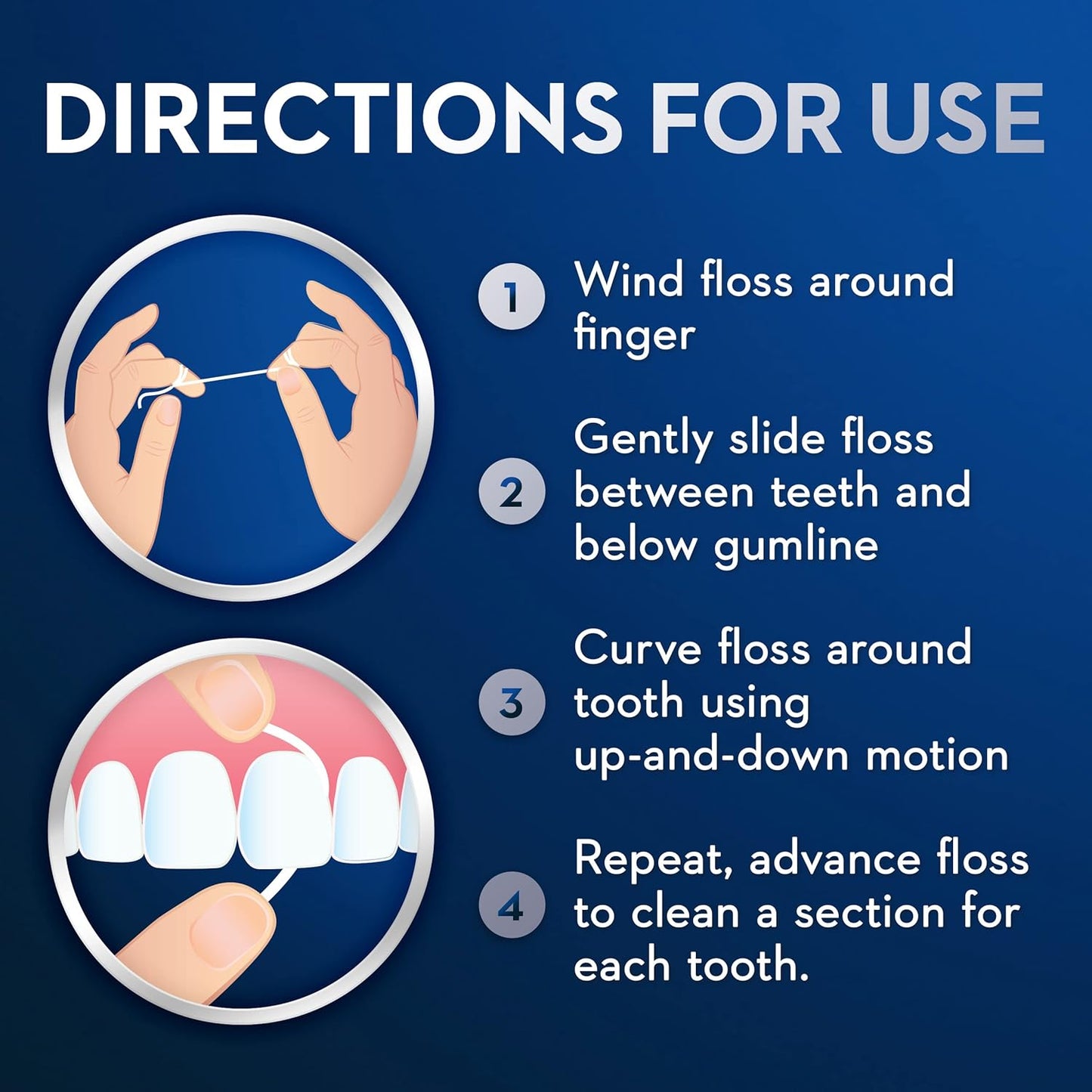 Oral-B Super Floss Pre-Cut Strands, Ideal for Braces, Bridges, and Wide Spaces, 50 Count Pack (2 Pack)