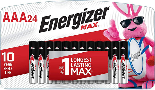 Aaa Energizer Alkaline Batteries 24'S