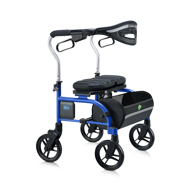 Evolution Trillium Rollator, Blue, Regular