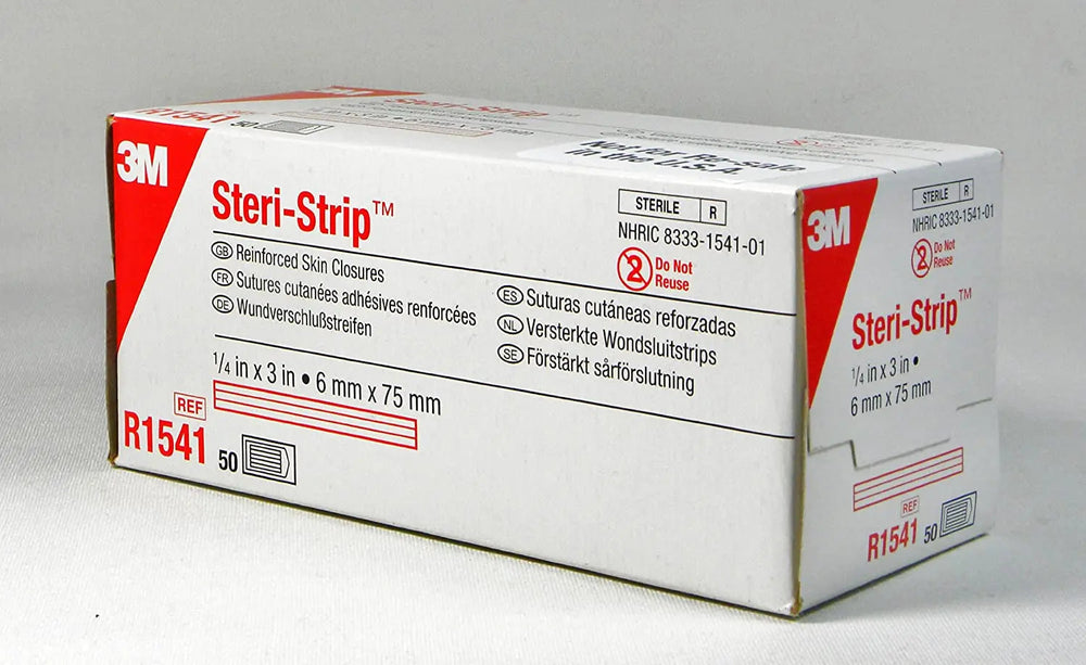 Non-Woven Tape Strips 1 1/4 X 3 3/4" (Non-Returnable) - Box Of 100