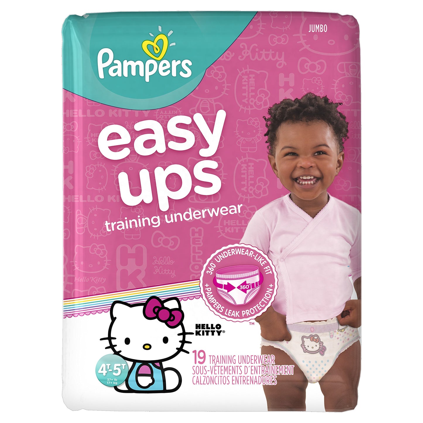 Pampers Easy Ups Size #4T/5T Girls (37lbs +)