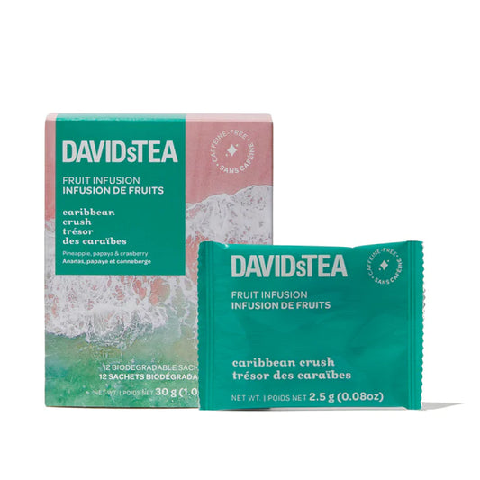DAVIDsTEA Fruit Infusion Tea - Caribbean Crush - 12's