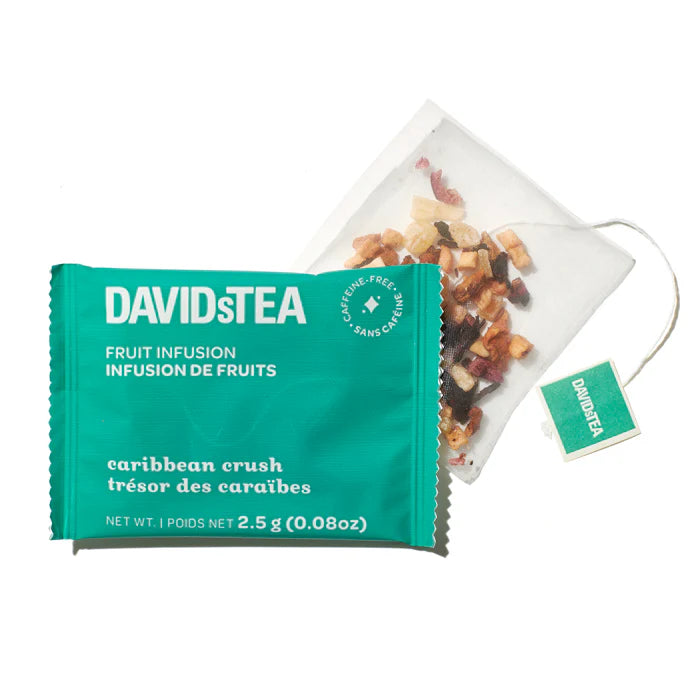 DAVIDsTEA Fruit Infusion Tea - Caribbean Crush - 12's