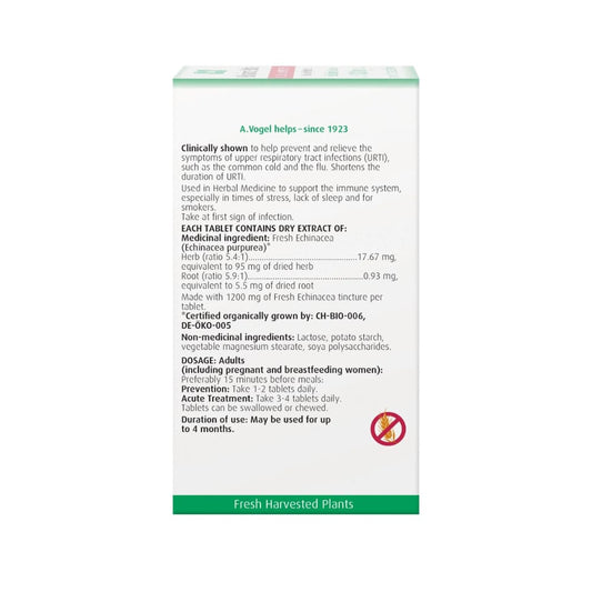 A.Vogel Echinaforce Extra Cold & Flu Tablets