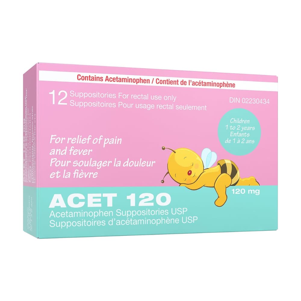 ACET 120mg Suppositories