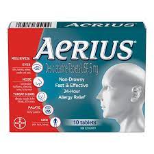 AERIUS ALLERGY 5MG 10TBAERIUS ALLERGY 5MG 10TB