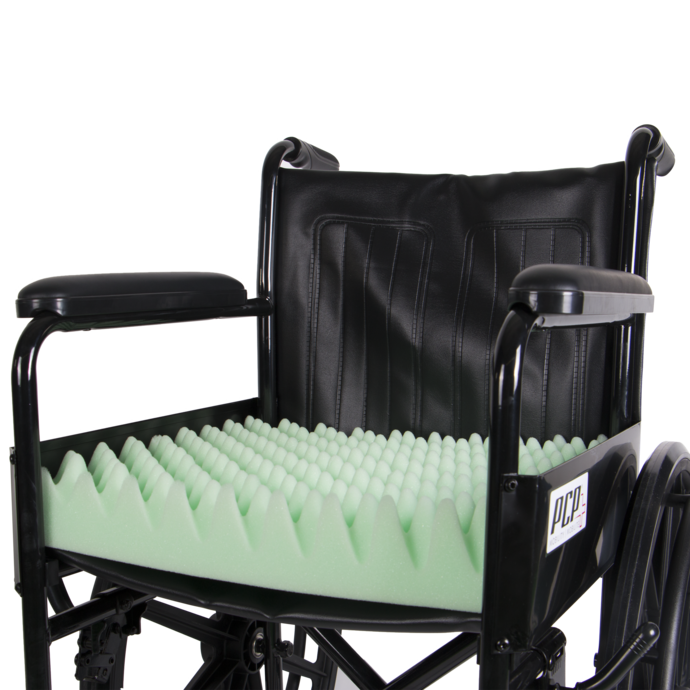 Ea/1 Convoluted Foam Wheelchair Cushion 16" X 18" (No Cover)