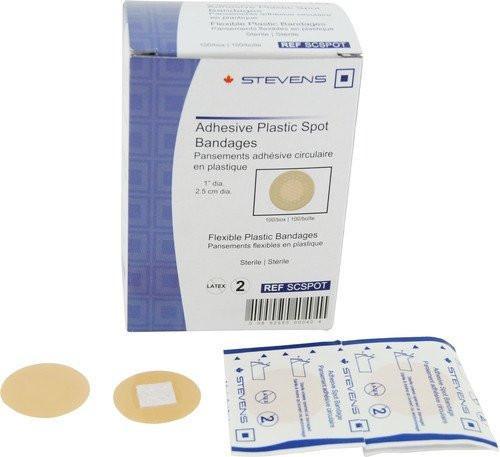 Adhesive Plastic Spot Bandages.