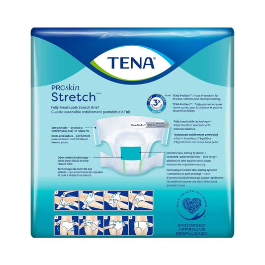 Adjustable closure adult briefs