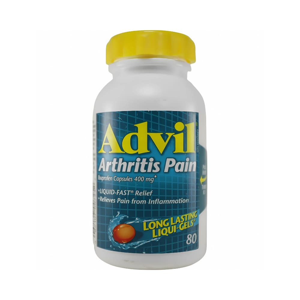 Advil Arthritis Pain Extra Strength Liqui-Gels for Relief of Pain from Inflammation, 400 mg Ibuprofen, 80 Count