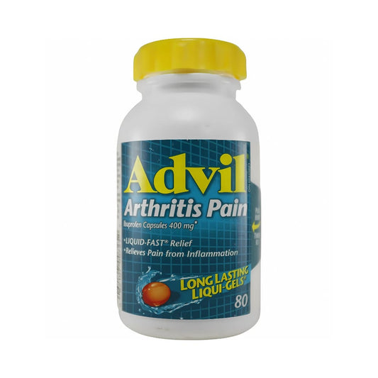 Advil Arthritis Pain Extra Strength Liqui-Gels for Relief of Pain from Inflammation, 400 mg Ibuprofen, 80 Count