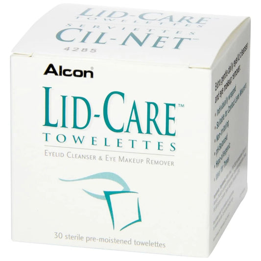 Alcon® Lid-Care Eyelid Cleanser Makeup Remover (Box 30 Pcs)