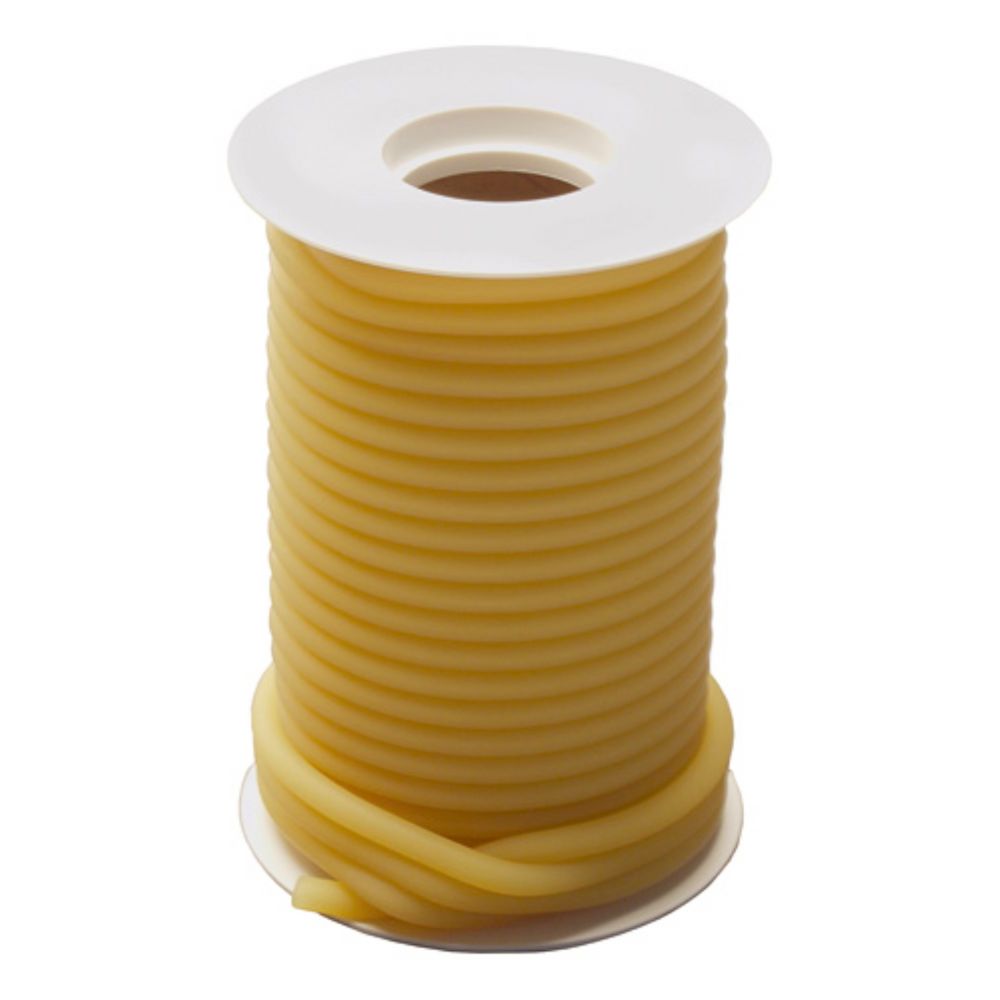 Graham Field™ Amber Latex Tubing, 1/4" ID, 7/16" OD, 3/32" Wall, 50ft