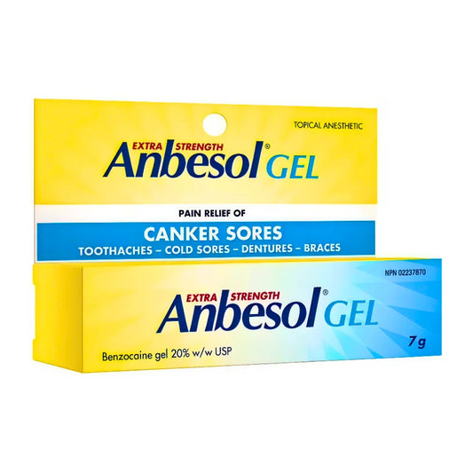 Anbesol Extra Strength Gel 20% gum pain relief
