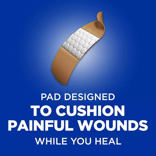 BAND-AID® Brand Flexible Fabric Adhesive Bandages, Assorted Sizes, 50 Count