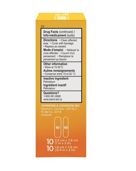 BAND-AID Infection Defense Bandages - 20's