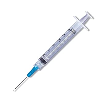 BD Luer-Lok™ 3mL Syringe with Needle, 20 G x 1 1/2" (Yellow Hub) (Box 100 pcs)