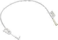 Bard Button Continuous Feeding Tube W/ 90 Deg Adapter 18fr 24in - Ea/1
