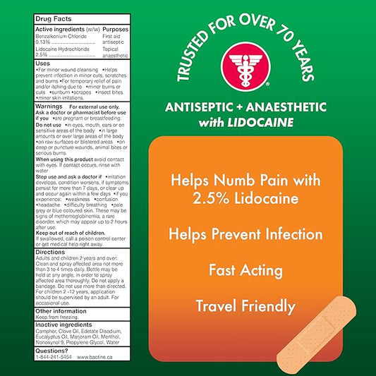 Bactine First-Aid Pump Spray