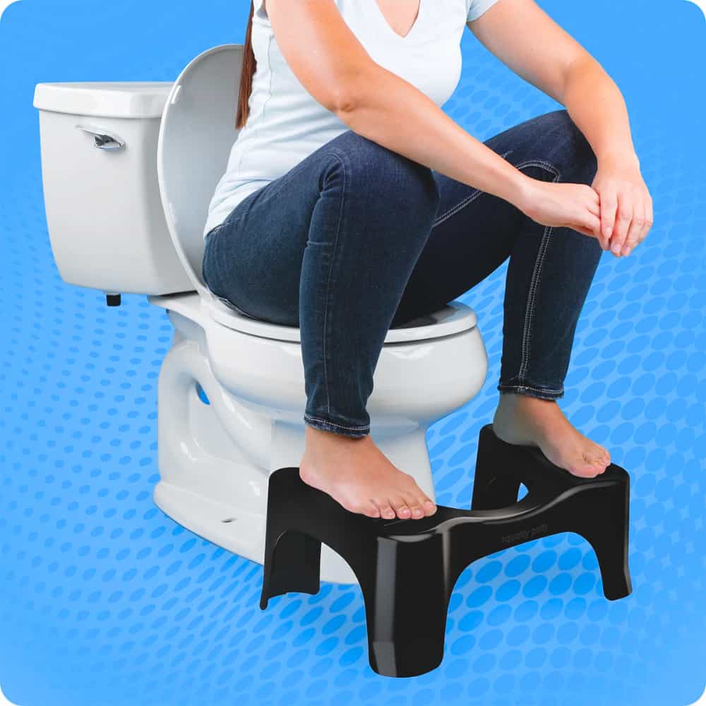 Bathroom footrest for comfort