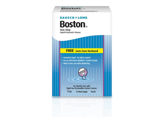 Bausch + Lomb Boston One Step Contact Lens Liquid Enzymatic Cleaner - 5ml