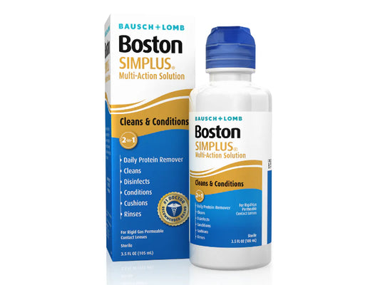 Bausch + Lomb Boston Simplus Contact Lens Disinfecting Solution - 105ml
