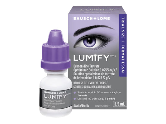 Bausch + Lomb Lumify Redness Reliever Eye Drops - 3.5ml