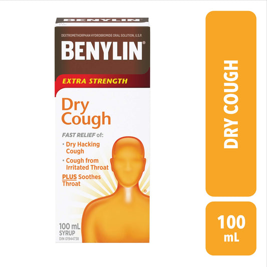 Benylin Extra Strength Dry Cough Syrup - 100ml
