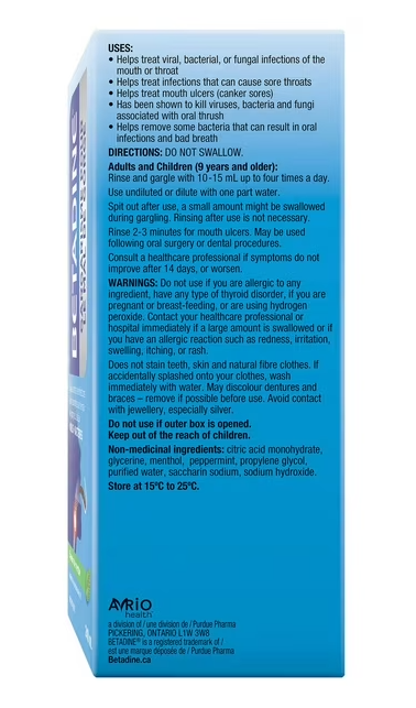 Betadine® Sore Throat Gargle 240mL