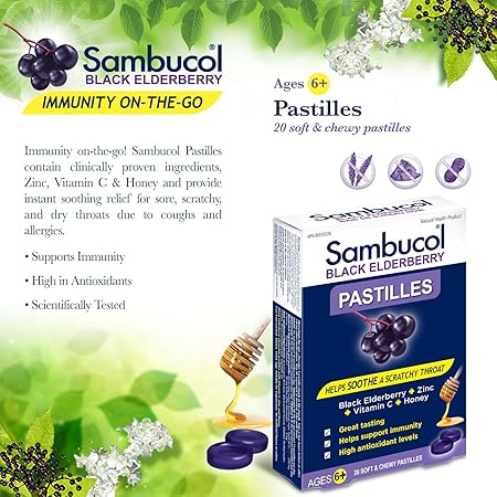 Black Elderberry Pastilles