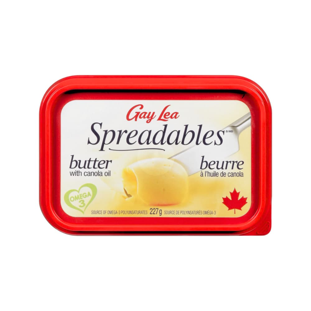 Butter with canola oil