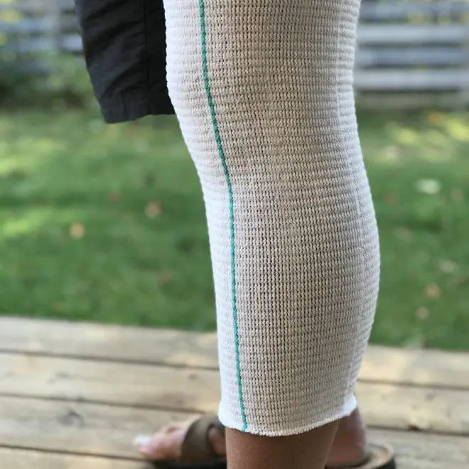 Edemawear Stockinet Extra Large For Limb Circumference Up To 150 Cm (60"), Aqua Stripe, Single Stockinet - 1 Each