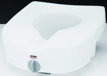 E-Z Lock Raised Toilet Seat 5" Without Handles ,Weight Capacity 300 Lb (Non-Returnable) - Ea/1