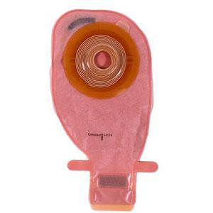 Assura® One-Piece Drainable Pouch with Easiclose, Opaque 11" (28cm), Convex Deep, Stoma Opening 5/8" - 1-3/4" (15mm - 43mm) - Box of 10